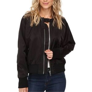 Free People Midnight Bomber Jacket 💣🖤✔️